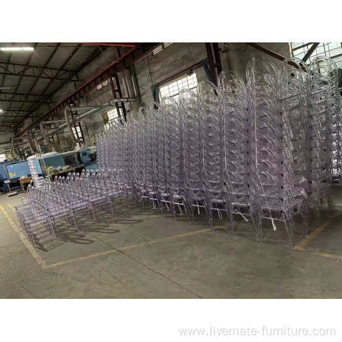 clear crystal Tiffany chair wedding chairs and tables